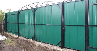 Купить ворота из профнастила Тара, цена от 4055 руб.